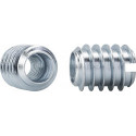 Écrou à visser avec fente DIN 7965 zn avec fentes M 6 x 12 x 12 (Par 1000)