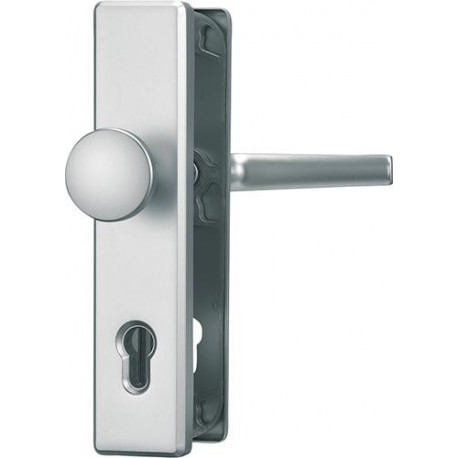 Poignée porte HLS214 F1 EK PZ10/92mm carré