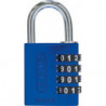 Cadenas à code 144/40 bleu Lock-Tag