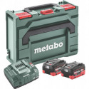 Kit de base batterie 180 V LiHD Metabo2x180V 80 Ah chargeur ASC Ultra metaBOX