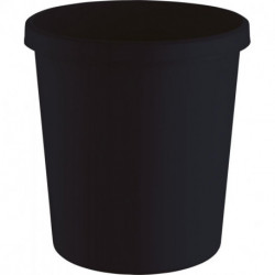 Corbeille à papier 18 l noir 331mm recycling K-Stoff