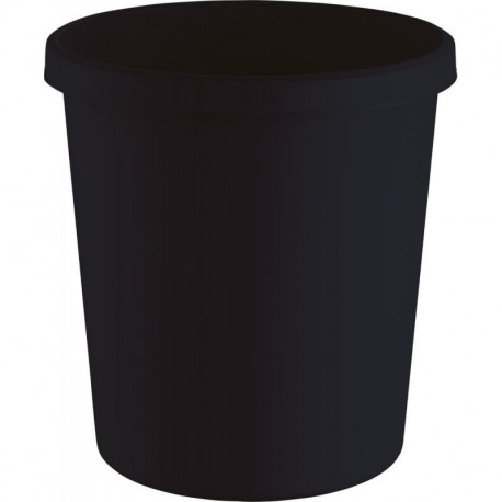 Corbeille à papier 18 l noir 331mm recycling K-Stoff