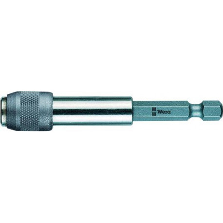 Porte-embout à changement rapide 1/4 pour 1/4 bits Aimant 77mm Wera