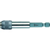 Porte-embout à changement rapide 1/4 pour 1/4 bits Aimant 77mm Wera