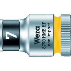 Douille hexagonal 3/8 7mm avec fonction de maintien Wera