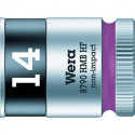 Douille hexagonal 3/8 14mm avec fonction de maintien Wera