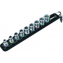 Set Douille hexagonal avec fonction de maintien 3/8 10-unités Wera