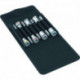 Set Embout de tournevis avec fonction de maintien 3/8 six pans 4-10mm long 7-unités Wera