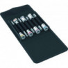 Set Embout de tournevis avec fonction de maintien 3/8 six pans 4-10mm long 7-unités Wera