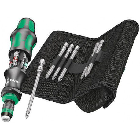 Chargeur porte embout-Set Kraftform Kompakt 20 Outil de recherche 13-unités Wera