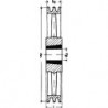 Keilrillenscheibe SPB/17 2-rillig 250 mmSTRECKE Taper-Buchse 2517