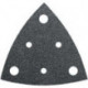 Feuilles abrasives velcro percé 80mm K60 VE5 Fein