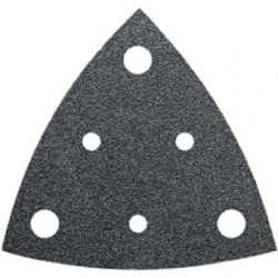 Feuilles abrasives velcro percé 80mm K60 VE5 Fein