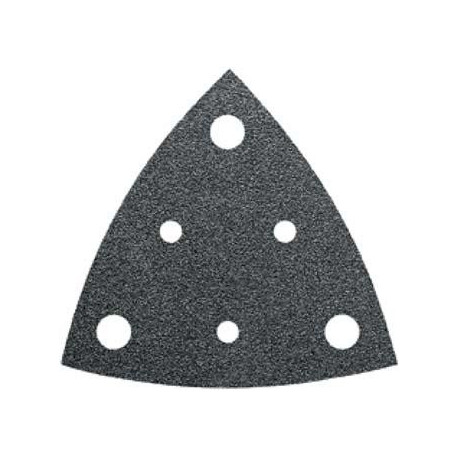 Feuilles abrasives velcro percé 80mm K60 VE5 Fein