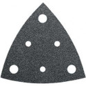 Feuilles abrasives velcro percé 80mm K60 VE5 Fein