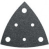 Feuilles abrasives velcro percé 80mm K80 VE5 Fein