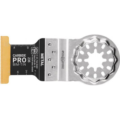 Lame de scie E-Cut Carbide P SL 32x40mm VE 3 Fein