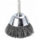 Brosse fil d'acier coudée sur tige 70x0.3mm 