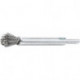 Brosse pinceau inox, ondulé 12x20/120x0,3mm 