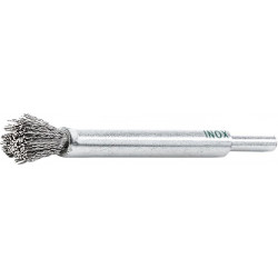 Brosse pinceau inox, ondulé 12x20/120x0,3mm 