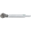 Brosse pinceau inox, ondulé 12x20/120x0,3mm 