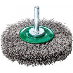 Brosse ronde sur tige inox 40x02mm 