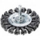 Brosse ronde sur tige inox gez. 75x0,5mm 
