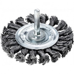 Brosse ronde sur tige inox gez. 75x0,5mm 