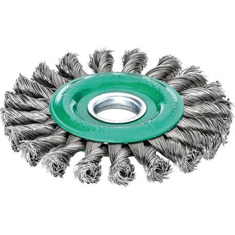Brosse ronde inox 115x12mm 0,5mm 