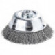 Brosse fil d'acier ondulé 100x0,35mm 