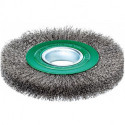 Brosse ronde inox 200x24/27mm ondulé 0,3mm 