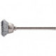 Miniatur-Brosse fil d'acier 15x01mm 