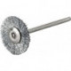 Miniatur-Brosse ronde fil d'acier 22x01mm 