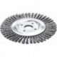 Brosse pinceau acier ondullé 115x6mm 0,5mm 