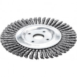 Brosse pinceau acier ondullé 115x6mm 0,5mm 