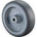 Roue caoutchouc 50mm A80.054 centre de roue bleugris plastique GL