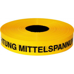 Trassen-Warnband 250 m Acht. moyenspannungskabejaune