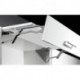Raccord rabattable 9079610 gris argent
