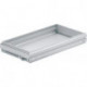 Tiroir en acier 9007215 aluminium