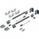 Ensemble de ferrures pour portes coulissantes 9134311