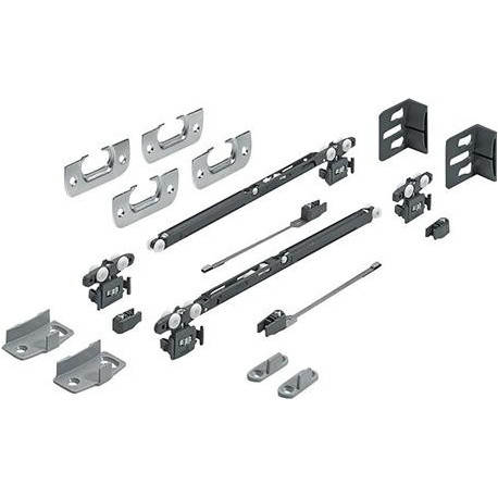 Ensemble de ferrures pour portes coulissantes 9134311