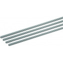 Jeu de profilés coulissants SlideLine M, 1 voie 2500mm argent