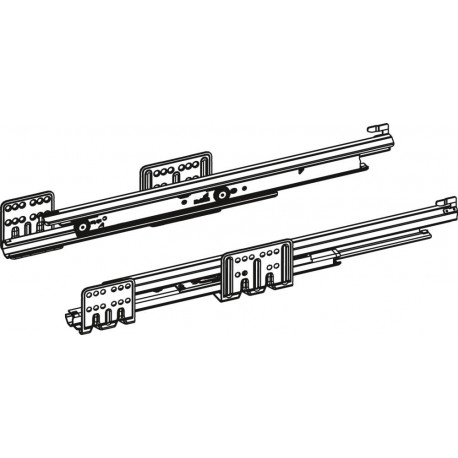 Coulisse de tiroir 9240893 500mm acier (Par 2)
