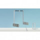 Lève-vêtements 750-1170mm aluoptik