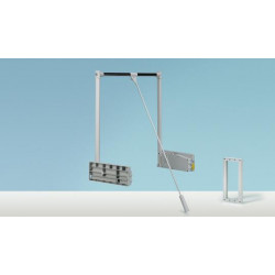 Lève-vêtements 750-1170mm aluoptik