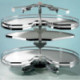 Etagère Arena CLASSIC 800mm argent