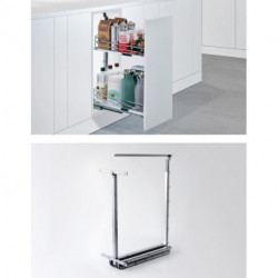 Cadre de support réglable en hauteur Dispensa Junior Slim 551mm acier