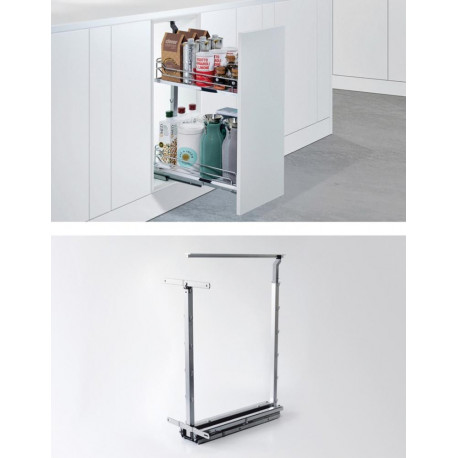 Cadre de support réglable en hauteur Dispensa Junior Slim 606mm acier
