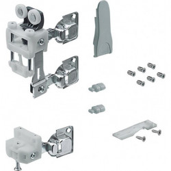 Ferrure de porte coulissante 927800412kg droite gris