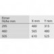 Cadre de traction AvanTech YOU.9278336KB 600mm acier anthracite